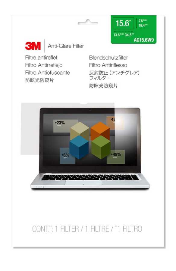 3m 15.6 Laptop Yansıma Önleyici Ekran Filmi