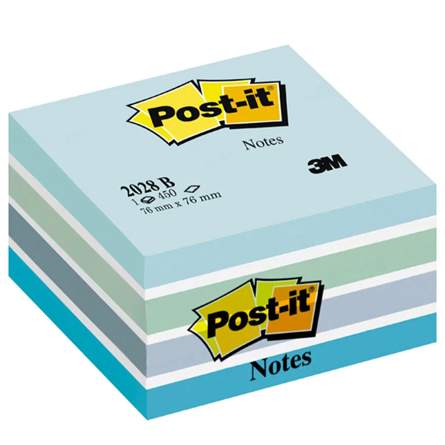 3M Post-it 2028 B 76mmx76mm 450 syf - Mavi Tonları