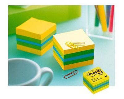 3M Post-it 2051 L 51mmx51mm 400syf Renkli Limon Tonları