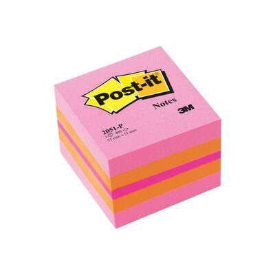3M Post-it 2051 P 51mmx51mm 400syf Renkli Pembe Tonları