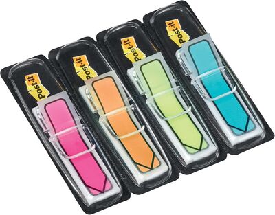 3M Post-it 684 ARR4 İndex 11,9mmx43,1mm 4 Renk Ok