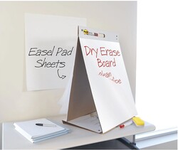 3M Post-it Masaüstü Toplantı Panosu ve Silinebilir Beyaz Tahta 51x58cm - 3