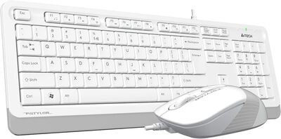 A4 Tech F1010 Q Usb Beyaz Fn-Mm Klv+Optik Mouse Set