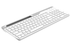 A4 Tech Fbk25 Beyaz Bluetooth+2.4G Nano Fn Multimedya Klavye - Thumbnail