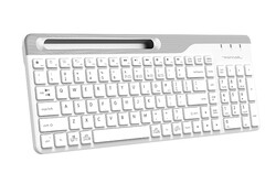 A4 Tech Fbk25 Beyaz Bluetooth+2.4G Nano Fn Multimedya Klavye - Thumbnail