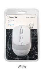 A4 Tech Fg10 Beyaz Nano Kablosuz Optik 2000 Dpı Mouse - Thumbnail