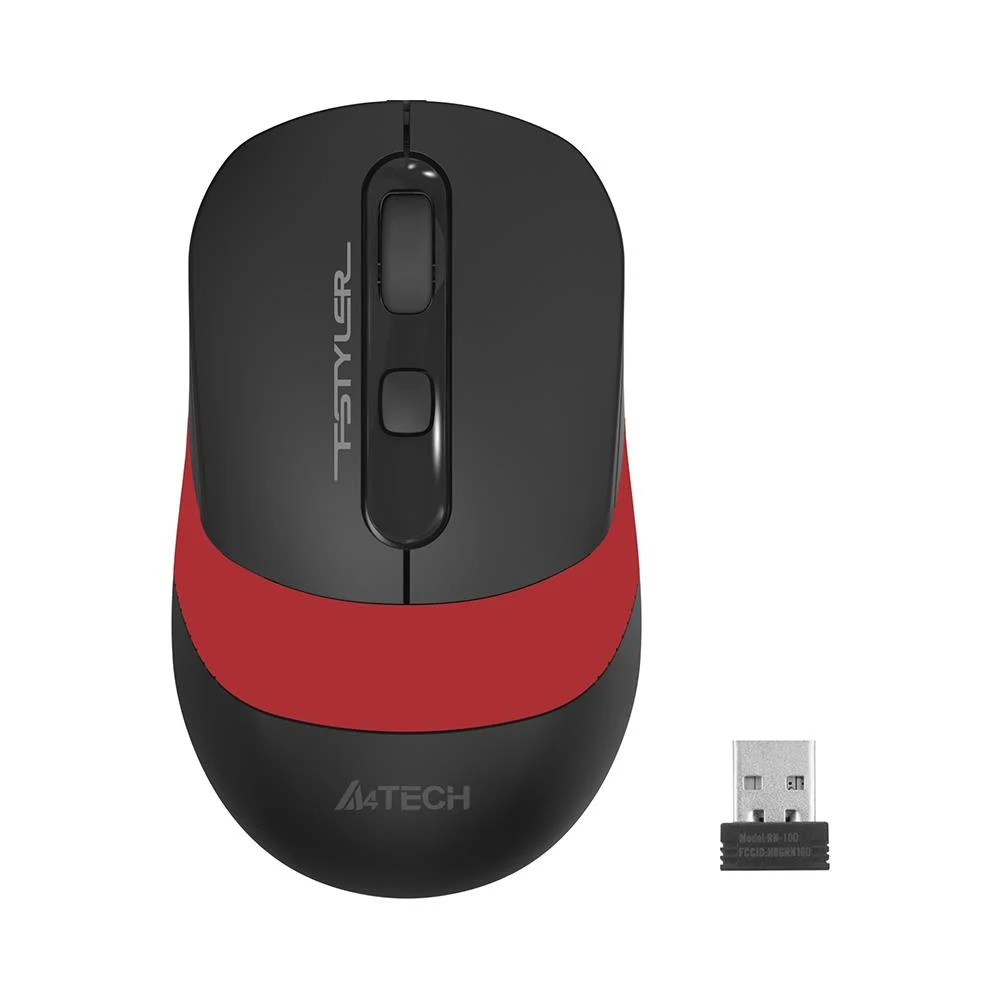 A4 Tech Fg10 Kırmızı Nano Kablosuz Optik 2000 Dpı Mouse