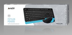 A4 Tech Fg1010 2.4G Mavi Q Fn-Mm Klv+Optik Mouse Set - Thumbnail