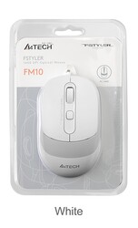 A4 Tech Fm10 Usb Fstyler Beyaz Optik 1600 Dpı Mouse - Thumbnail