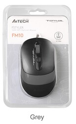 A4 Tech Fm10 Usb Fstyler Gri Optik 1600 Dpı Mouse - Thumbnail