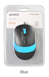 A4 Tech Fm10 Usb Fstyler Mavi Optik 1600 Dpı Mouse - Thumbnail