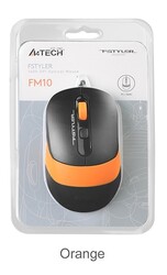 A4 Tech Fm10 Usb Fstyler Turuncu Optik 1600 Dpı Mouse - Thumbnail