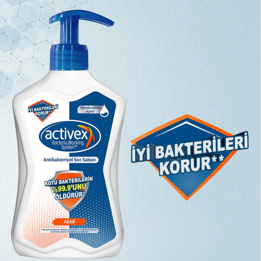 Activex Antibakteriyel Sıvı Sabun Aktif 1.5lt