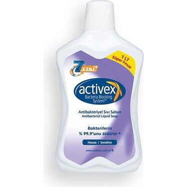 Activex Sıvı Sabun Antibakteriyel 1 lt