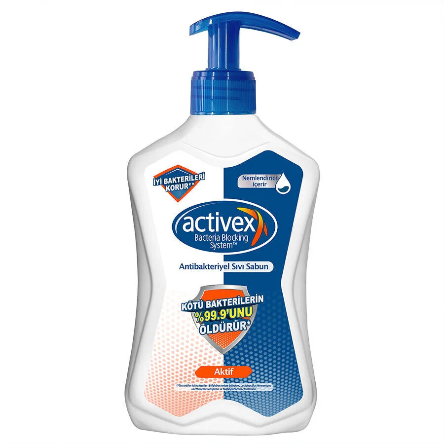 Activex Sıvı Sabun Antibakteriyel 500ml Pompalı