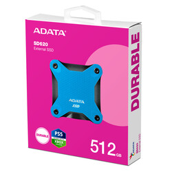 Adata 512Gb SD620 Mavi Taşınabilir Usb 3.2 Gen2 Ssd Harici Disk - Thumbnail