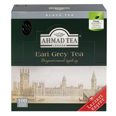 Ahmad Tea Earl Grey Bardak Poşet Çay 2gr 100lü