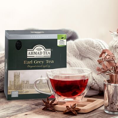 Ahmad Tea Earl Grey Bardak Poşet Çay 2gr 100lü