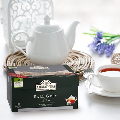 Ahmad Tea Earl Grey Demlik Poşet Çay 3.2gr 100lü