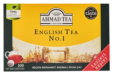 Ahmad Tea English Tea No:1 Demlik Poşet Çay 100lü 320gr