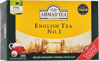 Ahmad Tea English Tea No:1 Demlik Poşet Çay 100lü 320gr