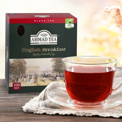 Ahmad Tea London English Breakfast Bardak Poşet Çay 2gr 100lü