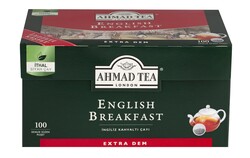 Ahmad Tea London English Breakfast Demlik Poşet Çay 3.2gr 100lü - Thumbnail