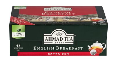 Ahmad Tea London English Breakfast Demlik Poşet Çay 3.2gr 48li