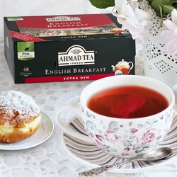 Ahmad Tea London English Breakfast Demlik Poşet Çay 3.2gr 48li - Thumbnail