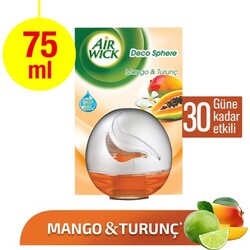 Airwick Decosphere Koku Mango-Turunç 75ml - Thumbnail