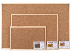 Akyazı - Akyazı Mantar Pano 90x120 Ahşap Simge 0137-1