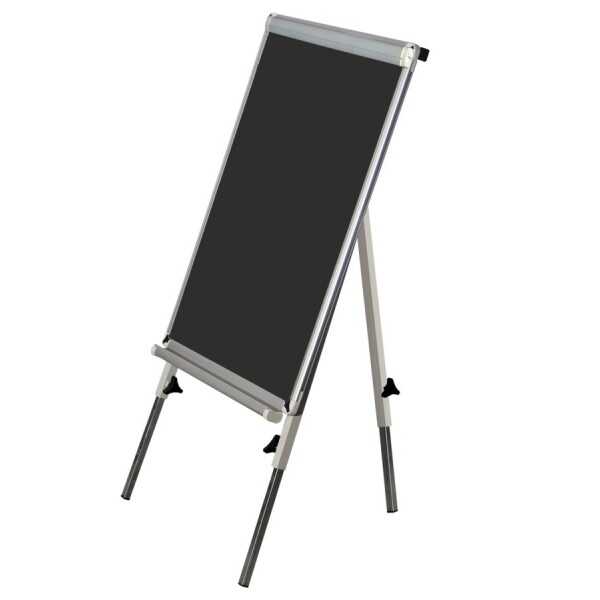 Akyazı Teleskopik Ayaklı Yazı Tahtası Laminat 80x120 - Siyah 00201