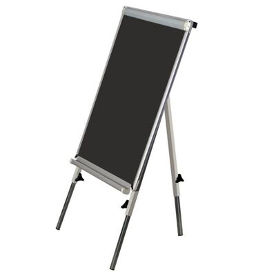 Akyazı Teleskopik Ayaklı Yazı Tahtası Laminat 80x120 - Siyah 00201