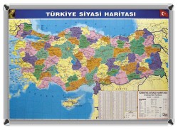 Akyazı - Akyazı Türkiye Siyasi Haritası 70x100