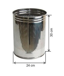 Arı Metal - Arı Metal Çöp Kovası 13 lt Paslanmaz Delikli 1436 Arı Metal - Arı Metal Çöp Kovası 13 lt Paslanmaz Delikli 1436