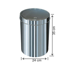 Arı Metal - Arı Metal Çöp Kovası 16lt İtme Kapak Paslanmaz 1322 Arı Metal - Arı Metal Çöp Kovası 16lt İtme Kapak Paslanmaz 1322