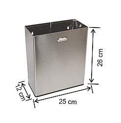 Arı Metal Çöp Kovası Duvara Monte 8 lt 1225