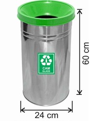 Arı Metal - Arı Metal Çöp Kovası Geri Dönüşüm Paslanmaz Cam 27 lt 1801 Arı Metal - Arı Metal Çöp Kovası Geri Dönüşüm Paslanmaz Cam 27 lt 1801