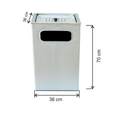 Arı Metal - Arı Metal Çöp Kovası Kare Küllüklü 100 lt 1351 Arı Metal - Arı Metal Çöp Kovası Kare Küllüklü 100 lt 1351