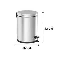 Arı Metal - Arı Metal Çöp Kovası Paslanmaz Pedallı 16 lt 1063 Arı Metal - Arı Metal Çöp Kovası Paslanmaz Pedallı 16 lt 1063