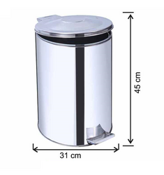 Arı Metal - Arı Metal Çöp Kovası Paslanmaz Pedallı 35 lt Galvaniz İç Kovalı 1055 Arı Metal - Arı Metal Çöp Kovası Paslanmaz Pedallı 35 lt Galvaniz İç Kovalı 1055
