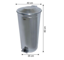 Arı Metal - Arı Metal Çöp Kovası Pedallı Galvaniz 80 lt 1092 Arı Metal - Arı Metal Çöp Kovası Pedallı Galvaniz 80 lt 1092