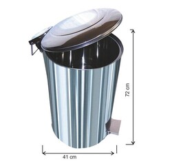 Arı Metal - Arı Metal Çöp Kovası Pedallı Paslanmaz 95 lt 1070