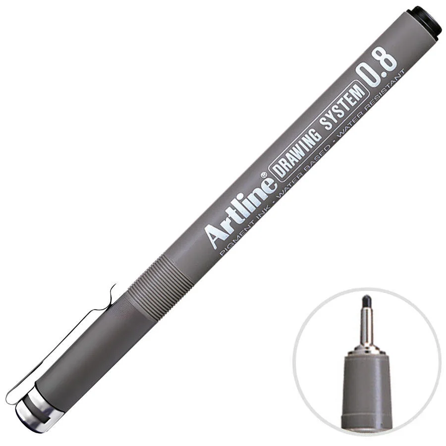 Artline Drawing Çizim Kalemi 0.8 Ek-238N Siyah LV-A-EK-238 BLACK