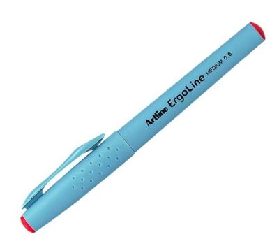 Artline Ergoline İmza Kalemi 0.6mm Kırmızı
