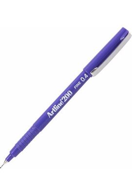 Artline Fine Keçe Uçlu Yazı Kalemi Uç 0.4mm 200N Mavi