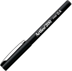 Artline - Artline Fine Keçe Uçlu Yazı Kalemi Uç 0.4mm 200N Siyah Artline - Artline Fine Keçe Uçlu Yazı Kalemi Uç 0.4mm 200N Siyah