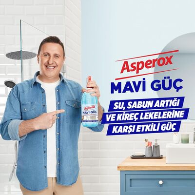 Asperox Genel Amaçlı Temizlik Mavi Güç Sprey 1lt