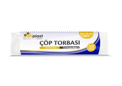 Atiplast Çöp Poşeti Jumbo 80x110 700gr Siyah