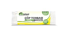 Atiplast Çöp Torbası Mini Şeffaf 80gr 40X50 40li